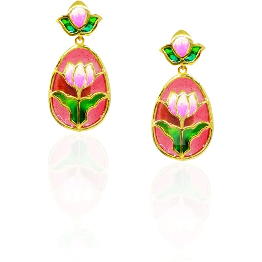 Aks Lotus Earrings