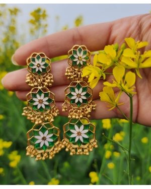 Shigoofa Ghungroo Earrings