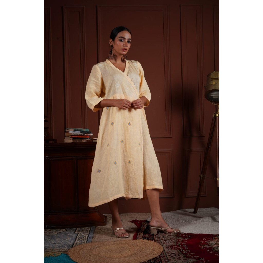 HANDCRAFTED WRAP DRESS