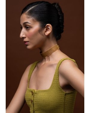 Golden Spiral Meadow Choker