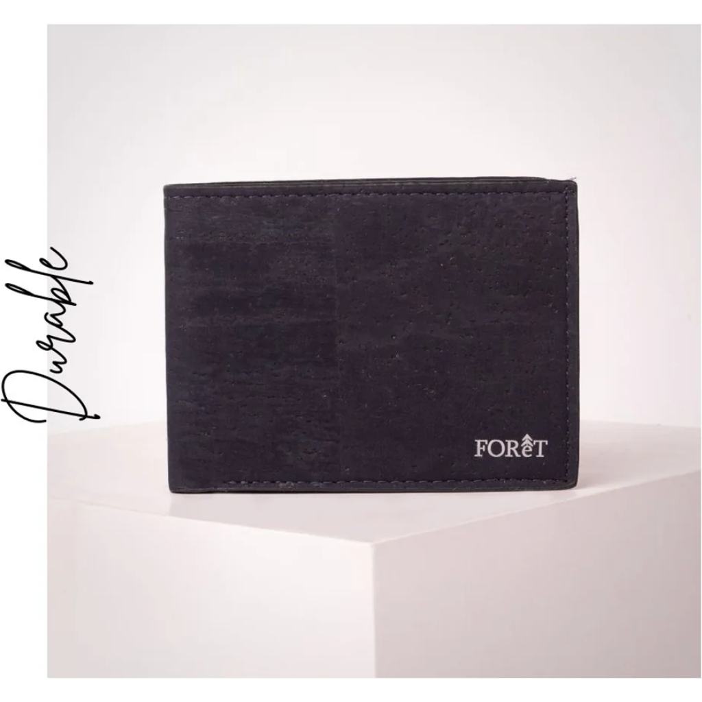 Cork Bifold Cool Blue Cork Wallet